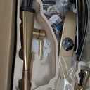 Delta Lenta Brushed Gold Touch Kitchen Faucet with Pull Down Sprayer, Modern Single Hole Touch On Kitchen Sink Faucet, Single Handle, Champagne Bronze 19802TZ-CZ-DST