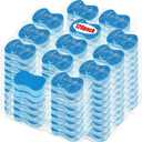 Tanlade 120 Pcs Individually Wrapped Sponges Kitchen Bulk Non Scratch Scouring Sponges for Dishes Household Cleaning Travel Apartments Hotel Car (Blue)