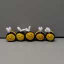 JoyCat Baby Toys 6-12 Months - Soft Baby Beehive with 5 Sensory Bees - Rattle, Crinkle Paper, Squeaker, Mirror, Busy Montessori Soft Toys for Toddlers 0-3 Years Old - Baby Easter Basket Stuffers Gift