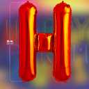 Purim Decorations Balloons - Happy Purim 16" Letter Balloons - Multi-Color Decor - Party Supplies