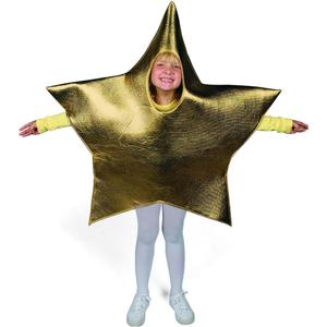 Fun Express Gold Star Costume for Kids - Premium Foam Star Shaped Outfit for Christmas Nativity Plays, School Pageants & Holiday Performances | One Size Fits Most Children Up to Size 14