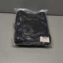 LovelyWholesale Women Sweatsuits 2 Piece Set V Neck Cropped Sweatshirt and Jogger Set Black Large (Black, L)