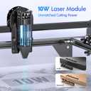 LONGER Ray5 Laser Engraver and Cutter Machine,10W Laser Engraver with 3.5" Touch Screen, Offline Use, 24000mm/min, CNC DIY Engraving Machine for Wood, Metal, Acrylic & Glass, 400 * 400mm