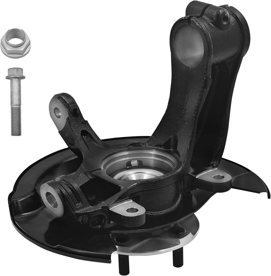 686-373 Front Left Steering Knuckle Assembly Compatible with Honda Pilot 3.5L V6 2016-2022, Driver Side Spindle Knuckle 51216-TZ5-R00 51216-TZ5-A00