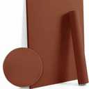Dimoon 78.7''x17.7'' Orange Peel and Stick Wallpaper Contact Paper Modern Self Adhesive Wall Paper Removable Renter Friendly Textured Solid Color Shelf Cabinet Vinyl Roll (78.7''x17.7'',Vermilion)