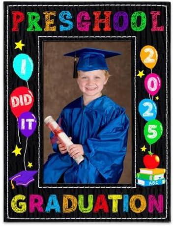 PETCEE Preschool Graduation Gift - Preschool Graduation Picture Frame 2025 Kindergarten Gifts Pre-K Preschool Graduation Photo Frame for Kids Children Boys Girls Students Daughter Son Graduates