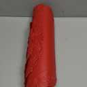 Noctiflorous Round Faux Leather 15 Inch Placemats Set of 6 Waterproof Wipeable Heat Resistant Tablemat for Dining Table Kitchen Non Slip Washable Oilproof Table Place Mat for Indoor Outdoor(Red, 6)