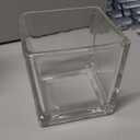 CONNOO 12 Pack Square Glass Vase 3" x 3" x 3", Clear Bulk Flower Vases for Centerpieces, Square Glass Cube Vase Floating Candle Holders for Wedding Party Home Decor