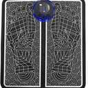 Foot Massager with Remote Control, Foot Stimulating Massage Mat Improves and Promotes Muscle Stimulator for Neuropathy & Recovery, 8 Modes 19 Levels, Foot Mat System for Pain Relief