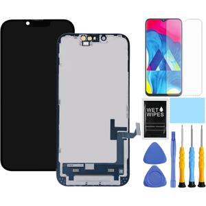 for iPhone 14 Plus Screen Replacement for iPhone 14 Plus Screen Replacement kit for iPhone 14 Plus A2632 A2885 A2886 A2887 A2888 LCD Display digitizer Touch Screen Assembly 6.7 inch Black