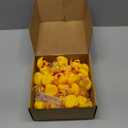 Deekin 3 Pcs 60/100 LED Rubber Duck String Lights Valentines Tree Decor Duck Battery Operated String Lights Decorative for Holiday Car Wall Window Yard Garden Birthday Party Decor (Yellow)