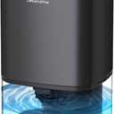 Dehumidifiers for Bedroom 35oz Small Dehumidifier for Home 2500 Cubic Feet(350sq ft) with 7 LED Lights, Ultra Quiet & Auto Shut off Dehumidifier for Bathroom Basement Closet Garage RV, Black