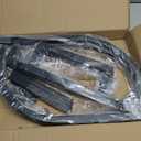 34in Firewood Rack Outdoor Indoor - Heavy Duty Firewood Holder Storage with 400lbs Load Capacity Durable Log Holder Keep Firewood Organized Space Saving