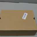 LAICIGO Women's Pointed Toe Pumps Chunky Block High Heel Slip On Dress Party Wedding Shoes (7, Brown)