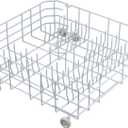 Allstare WD28X31819 WD28X10284 Dishwasher Lower Rack Replacement Parts for GE Dishwasher Parts Lower Dishrack Assembly with Wheels ADW1100N10WW GSD2100V55BB GE Dishwasher Bottom Rack, 22.2" x 20.6" x 7.2 GE WD28X31819