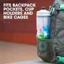 HydraPak | Polar Bottle - Polar Sport Insulated Water Bottle - BPA-Free, Sport & Bike Squeeze Bottle with Handle (Splash Multi, 700ml / 24oz)