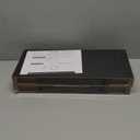 QEEIG Bathroom Floating Shelves for Wall - 15.7" Wall Mounted Shelf Over Toilet Farmhouse Home Decor Display Bookshelf Small 15.7 x 6.7 inch Set of 2, Black (008-40B)