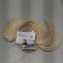 REECHO Invisible Wire Hair Extensions with Transparent Headband Adjustable Size Removable Secure Clips in Straight Secret Hairpiece for Women (20 Inch (Pack of 1), Light Blonde)