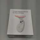 ELISHINE 7 Color Face and Neck Massager Light Therapy, Red Light Based Facial Massager for Skin Care, Smoothing, Firming (White)