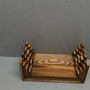 Large 2 Set wood tone Wooden Tiered Display Stands 4 Tier Stackable Pine Wood Display Risers, Suitable for Vendor Events, Cupcake Stands, cake stand Wooden Dessert Table Sets, Vendor Booth Displays,Cosmetic & Perfume Display Tools, Kitchen Spice Storage, Outdoor Party Food Displays display stands(Sizes: 12 Inches, 11.2 Inches, 10.4 Inches, 9.6 Inches)