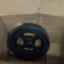 CasterHQ 8" X 2" RUBBER ON CAST IRON WHEEL - 650 LBS CAPACITY - Replacement Caster Wheel - Commercial/Industrial Application - 8 inch x 2 inch - Medium/Heavy Duty