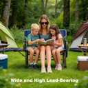 SUNNYFEEL Oversized Camping Directors Chair for Adults with Side Table, 21"x25"x37"