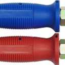 Gladhand Handle Grips – Durable Poly Glad Hand Handle Grip Set Red & Blue