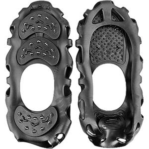 Ice Cleats, Ice Cleats Traction, Alloy Studs Spikes, Shoe Spikes for Snow, Grips for Ice, Outdoor Roofing Boots, Shoe Spikes Ideal for Winter Hiking, Climbing, and Ice Fishing Activities (Small)