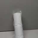 Toilet Brush and Holder Set, Stainless Steel Toilet Bowl Brush with Lid, Rust Proof Toilet Cleaner Brush with Caddy, Durable Bristles, Splash Proof, Ideal for Bathroom1 Pack, White