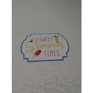 Wall Sign Sweet Summer Times