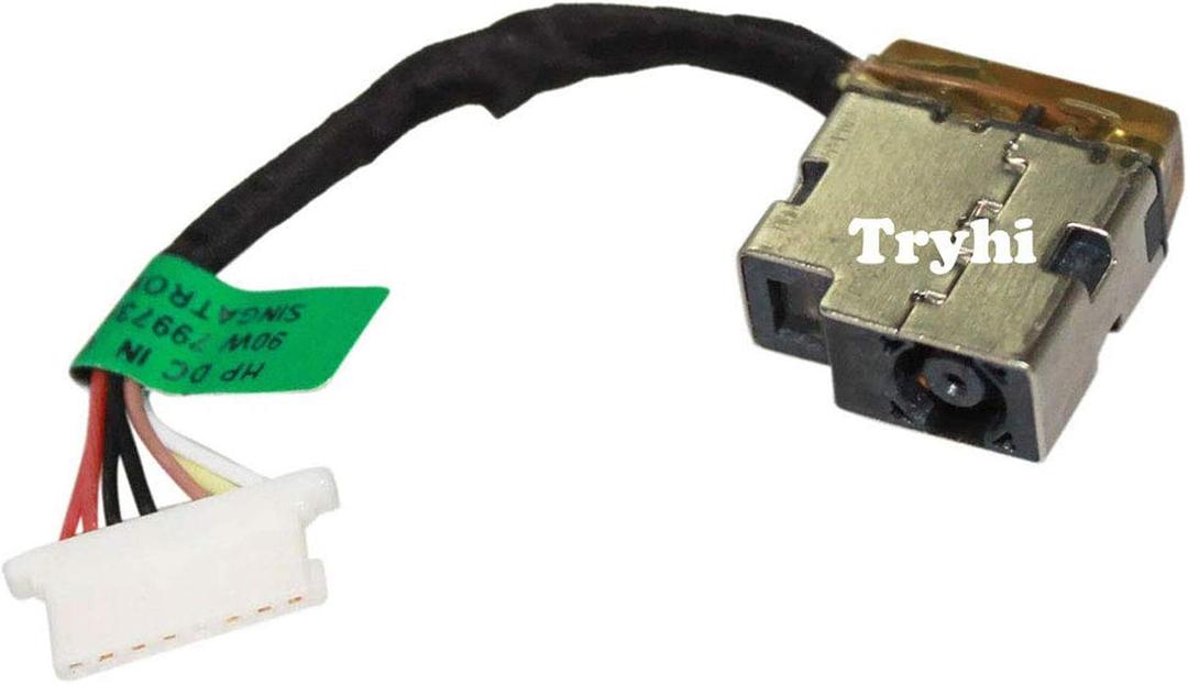 Laptop DC in Power Jack Cable Socket Connector Charging Port for HP 14-dq Series 14-dq0000 14-dq0020nr 14-dq0075nr 14-dq0635cl 14-dq1010nr 14-dq1020nr 14-dq1043cl 14-dq1055cl 14-dq2053cl Harness Wire