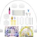 LANGXUN 20ft Balloon Arch Kit, Balloon Arch Stand For Birthday Party Wedding Graduation Decorations, Baby Shower Garden Arbors Photo Backdrop Party Supplies, 9ft-H x 10ft-L