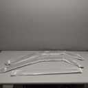 4pcs in Channel Window Rain Guards Fit for 2019-2025 Dodge Ram 1500 Crew Cab New Body Style Durable Truck Window Visors Deflectors Vent Shade Exterior Car Accessories 2020 2021 2022 2023 2024