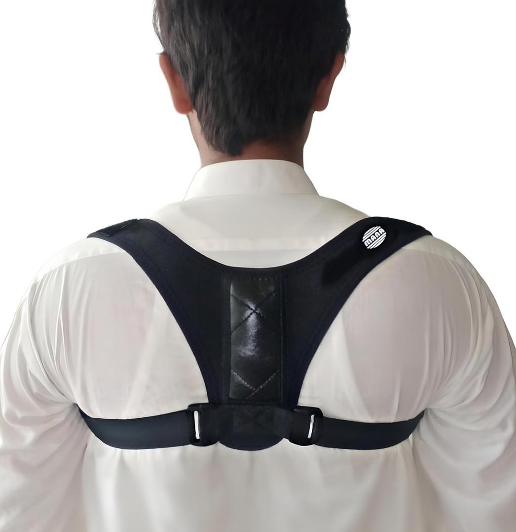 2025 New Posture Corrector for Men & Women - Adjustable Back Brace for Upper & Mid Spine Support - Neck, Shoulder & Back Pain Relief - Breathable & Invisible Under Clothes (Chest Size 25"-55")