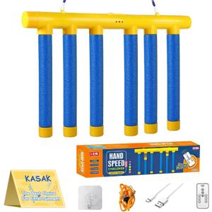 Falling Game Stick Family Games for Adults and Kids Travel Party Reaction Time Training Hand Eye Coordination Reflex Sticks Basketball Drop Hand Speed Challenge by Outdoor Yard Fun Handheld Toys (Blue)