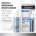 Neutrogena Rapid Wrinkle Repair Retinol Face Moisturizer Night Cream, Anti-Aging Face Cream with Retinol & Hyaluronic Acid, 1 fl. oz + Trial Size Hydro Boost Facial Cleanser, 0.5 fl. oz