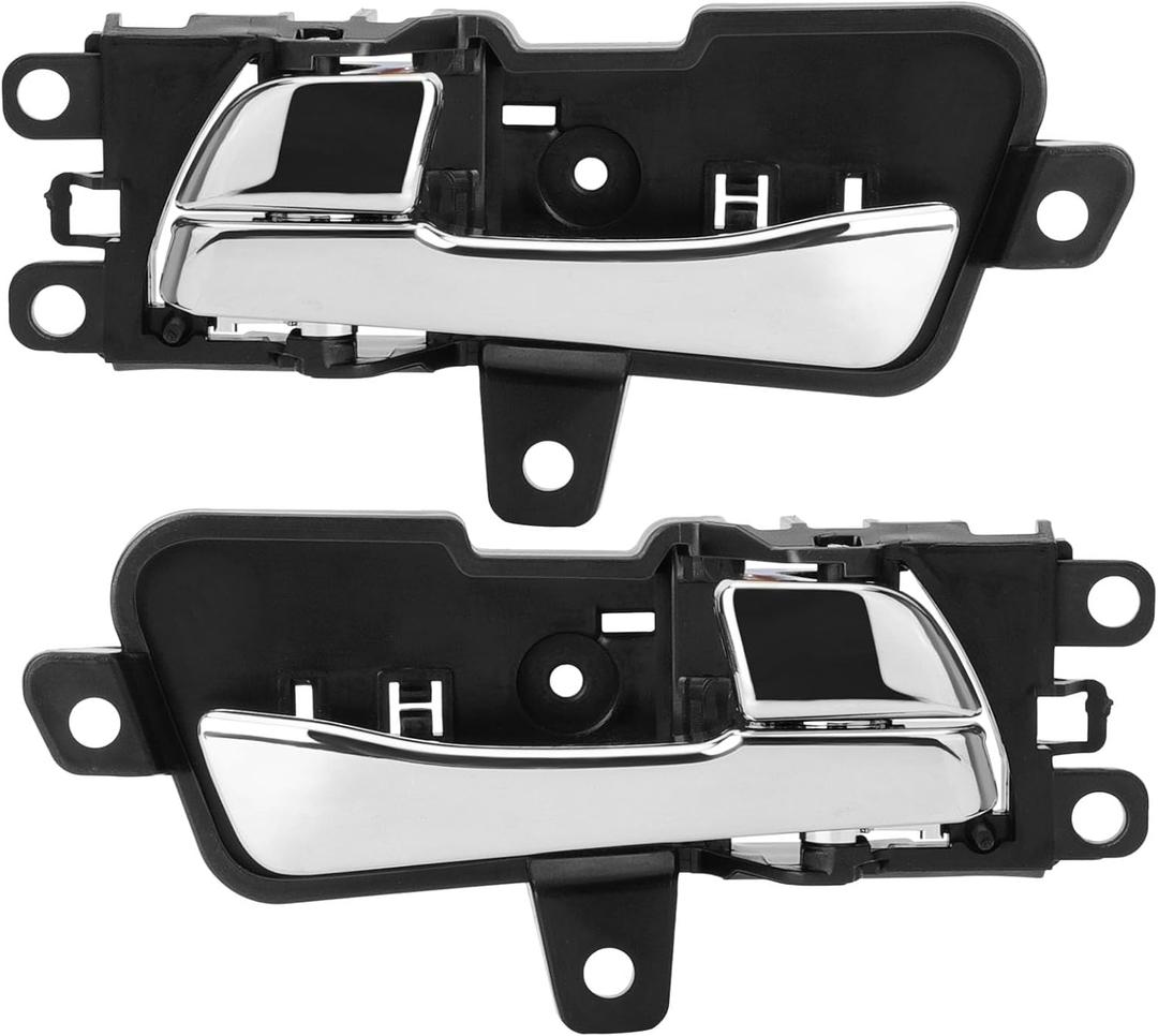 X4XZ Interior Inside Chrome Door Handle Front or Rear Left & Right/Driver & Passenger Side Fits for 2011-2015 Hyundai Sonata Replaces 826103S010 82610-3S010 826203S010 82620-3S010