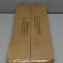 IBUYKE Industrial Pipe Clothes Rack, 50 Inch Wall Mounted Clothing Rack, Space-Saving Hanging Closet Rod, Heavy Duty Multi-Purpose Garment Rack for Closet and Laundry Room(4 Bases), White TYJ002W