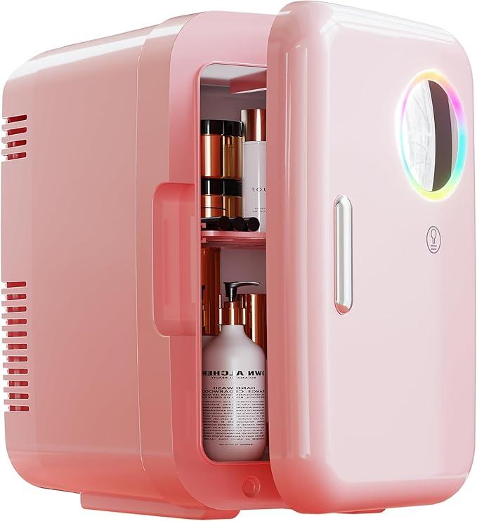 4L Skincare Fridge, Baby Pink