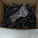 FMhotu #14 Heavy-Duty Wood Screws, Star Drive Deck Screws, Rust Resistant Timber Screws for Timber/ Log/ Landscaping Wood (2-7/ 8 Inch, 50Pcs, Black)