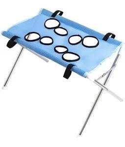 Foldable Pet Grooming Hammock for Small Dogs & Cats - Sturdy Aluminium Alloy Support Suitable, Dog & Cat Grooming Table - Gentle Joint Support for Nail Trimming, Bathing & Care, No Hook Needed -8.8 lb
