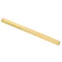 PATIKIL 3/8 x 3/8 x 8" H59 Brass Square Bar, Solid Flat Mill Stock for Crafting Maintenance Electrical Architectural Decoration, Brass
