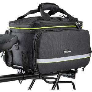 35L Bike Storage Bag Double Side Pannier Bags,Waterproof Cargo Rack Pack Saddle Bag Shoulder Bags with Rain Cover for Riding ,Multi-function Bicycle Rear Seat Trunk Panniers Pouch Cycling Accessories
