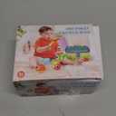 KMUYSL Baby Toys 0-3-6-9-12 Months, My First Tackle Box Plush Toys -4 Pcs Sensory Playset Soft Toys with Squeaker Crinkle for 0-12 Months Newborn Infant, Birthday for Boys Girls