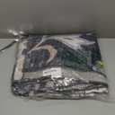 Beeiva Floral Large Carpet for Bedroom, 4x6 Rug Non Slip Vintage Black Rug for Bedroom, Paisley Print Living Room Ultra Thin Washable Rugs for Entryway Bedside Office