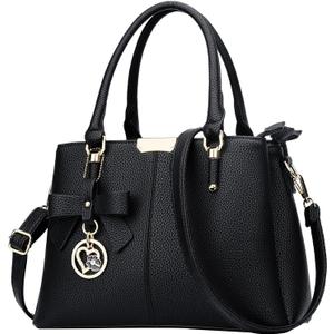 KKXIU 3 Zippered Compartments Purses and Handbags for Women Top Handle Satchel Shoulder Ladies Bags