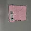 Girl's Cute Cat Graphic T-Shirts Funny Animal Lover Tee Pink (Pink)