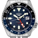 Seiko 5 Sports SSK003 Blue GMT Automatic Stainless Steel