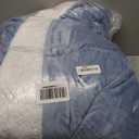 LBRO2M Sherpa Fleece Bed Blanket Queen Size,Super Soft Fuzzy Plush Warm Cozy Fluffy Microfiber Couch Throw Velvet Double Reversible Luxurious Blankets (Light Blue, Queen(90x90 Inches))