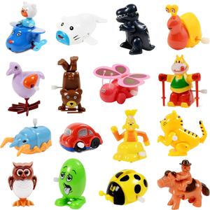 Wind Up Toy,16 Pack Assorted Clockwork Toy Set(Contents and Color May Vary), Wind Up Animal Party Favors Toy Great Gift for Boys Girls Kids Toddlers